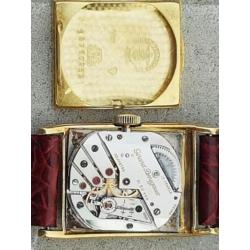 18k art deco horloge girard perregaux antiek rolex patek