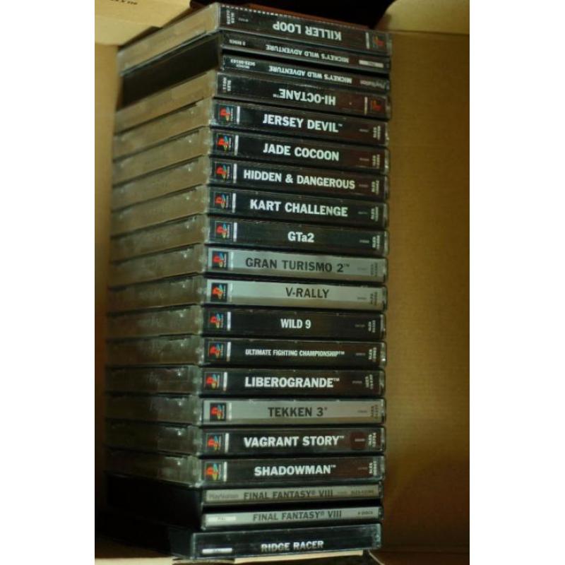 Playstation 1 collectie (+100 games - 1 koop)