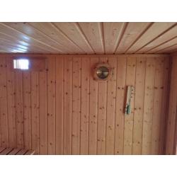 ruime finse sauna van het merk tylo