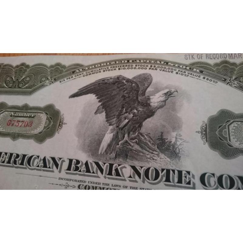 Aandeel American Bank Note Company