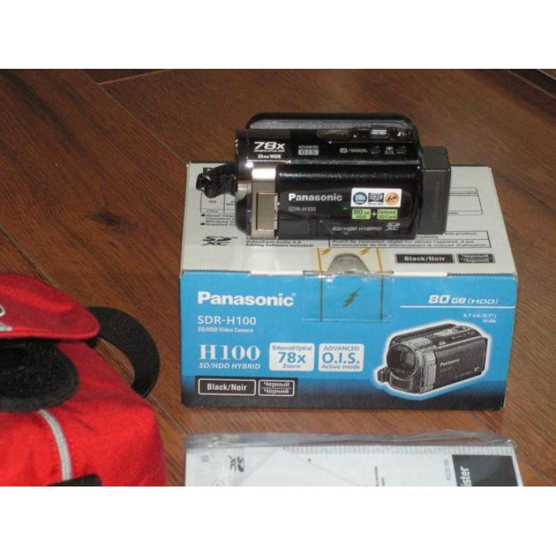 Nieuwe Panasonic SDR-H 100 camera