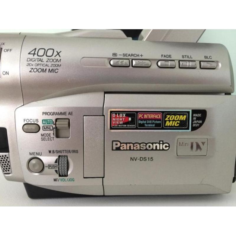 Panasonic NV-DS15 incl. toebehoren