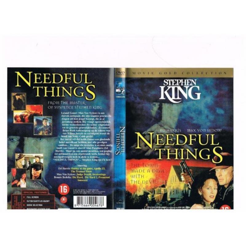 Nieuw dvd Needful Things Stephen King