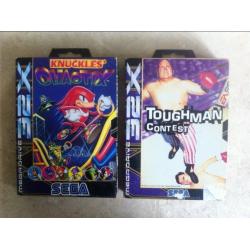 Sega Megadrive 32X Knuckles Chaotix en Toughman Contest 32x
