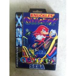 Sega Megadrive 32X Knuckles Chaotix en Toughman Contest 32x