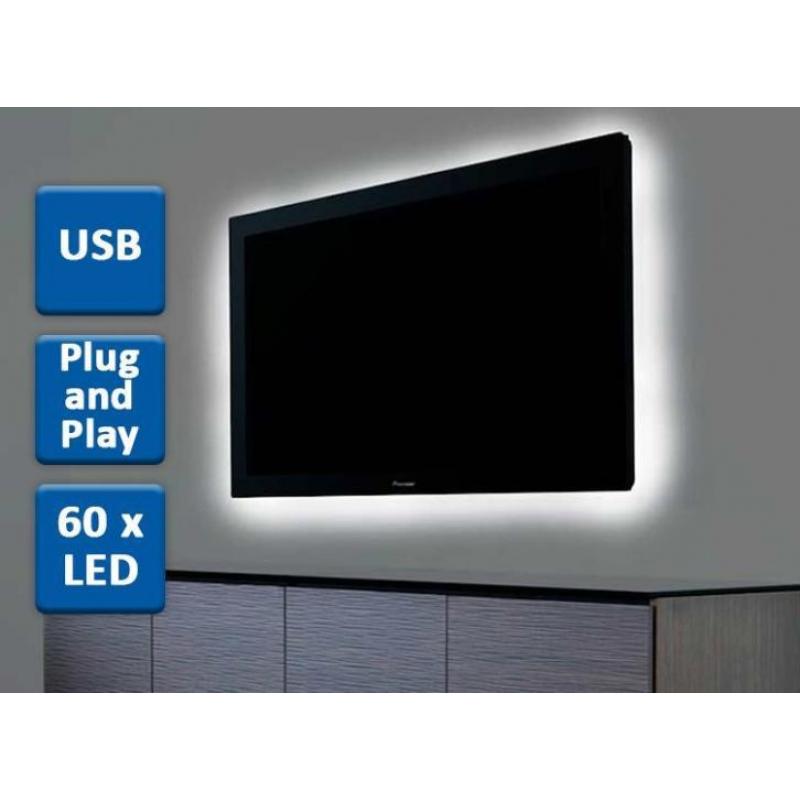 €14,95 ipv €39,95 - Mood light LED-strip voor achter de TV