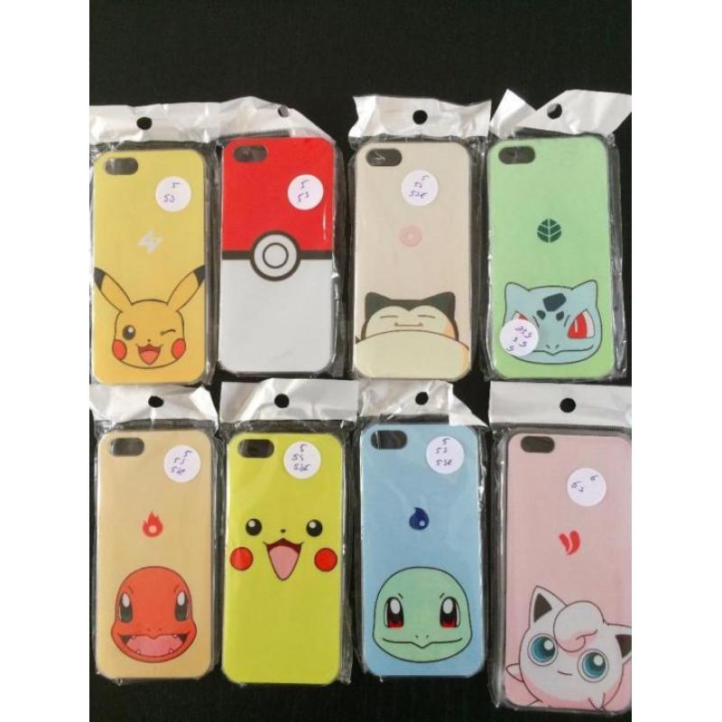Iphone hoesje met Pokemon opdruk, diverse modellen