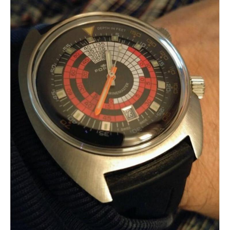 Fortis horloge Marinemaster jaren '70 VINTAGE NOS