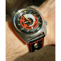 Fortis horloge Marinemaster jaren '70 VINTAGE NOS