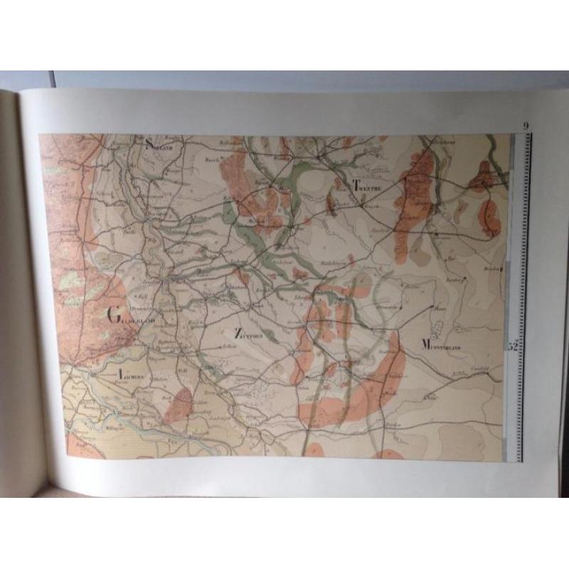 Oude school landkaarten/atlas