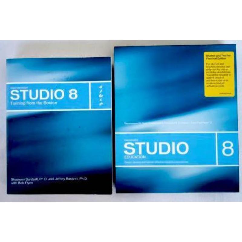 Macromedia Studio 8 (Dreamweaver e.a.) incl. trainingsboek