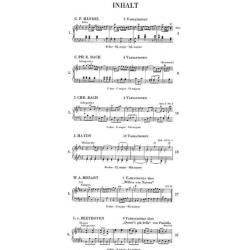 Eenvoudige variaties voor piano uit De Barok en de Klassieke