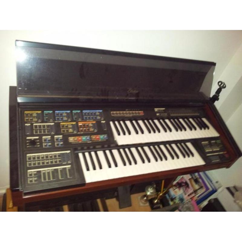 Yahama electone orgel + bankje,muziekinstrument.
