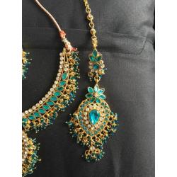 Hindoestaanse sieradenset voor indiase kleding anarkali sari