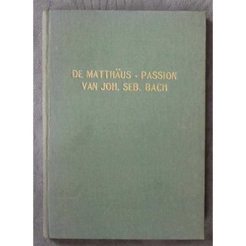 Nr. TAT75: Antiek boekje De Matthaus Passion