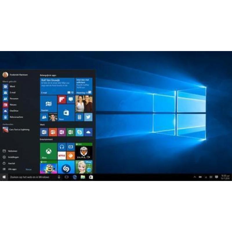 Windows 10 Pro installatie setup recovery cd/dvd