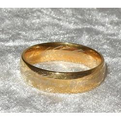 Nieuwe goud kleurige ring van lord of the rings
