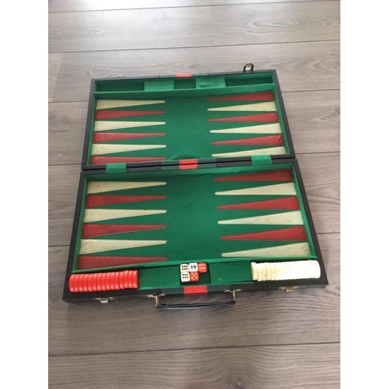 Luxe Backgammon kofferset