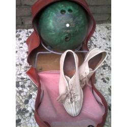 Compleet bowlingbal, tas en schoenen