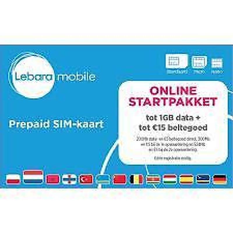 lebara mobile prepaid sim