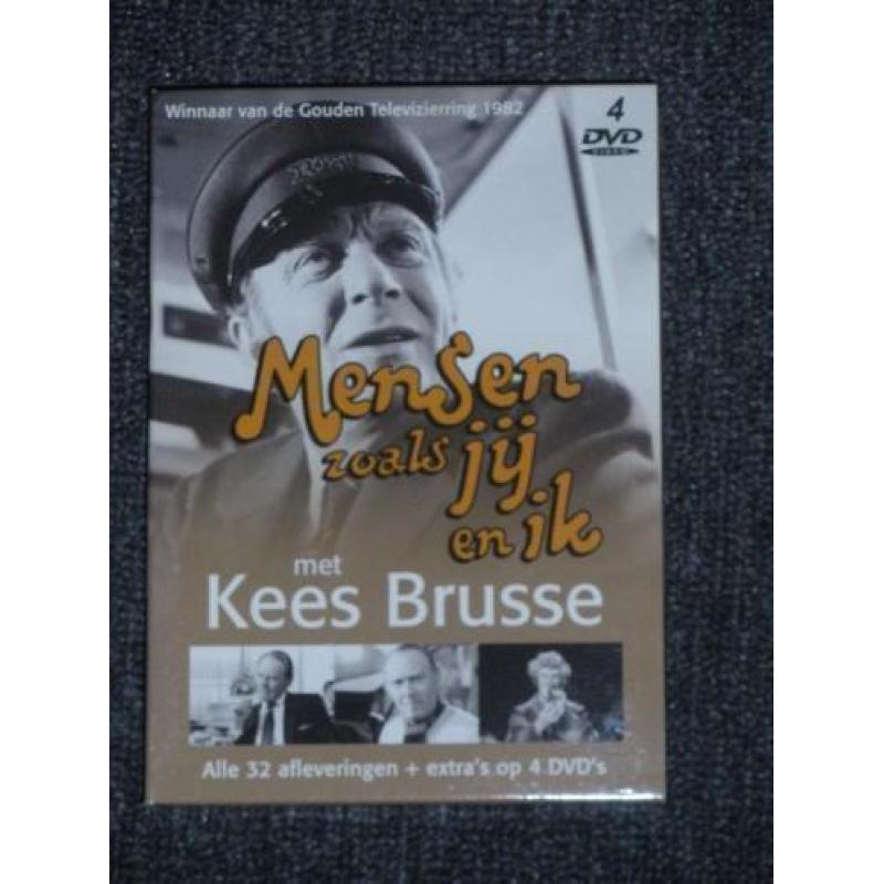 Mensen zoals jij en ik - Kees Brusse - 4 dvd box