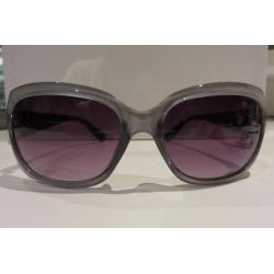 NIEUW dames zonnebril UV-protected glass cat.3 paars
