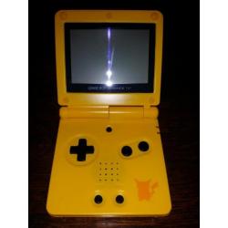 Gameboy Advance SP Pikachu Edition