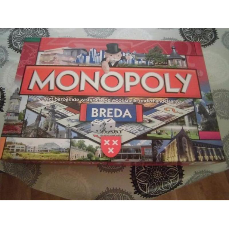 Monopoly Breda zeldzaam gelimiteerd nieuw bordspel