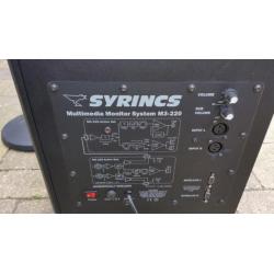 Syrincs M3-220 DT monitorset zwart