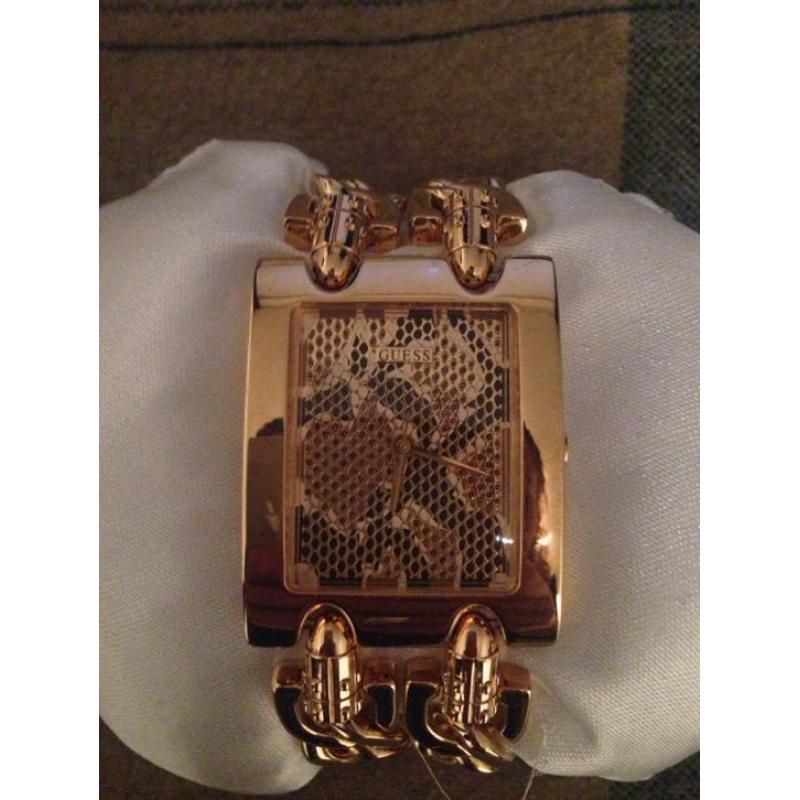 Nieuw guess horloge schakelband goudkleur dames