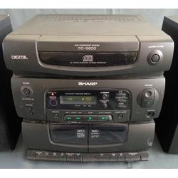 SHARP CD-S200 Stereo set met speakers MINI-COMPONENT-SYSTEM