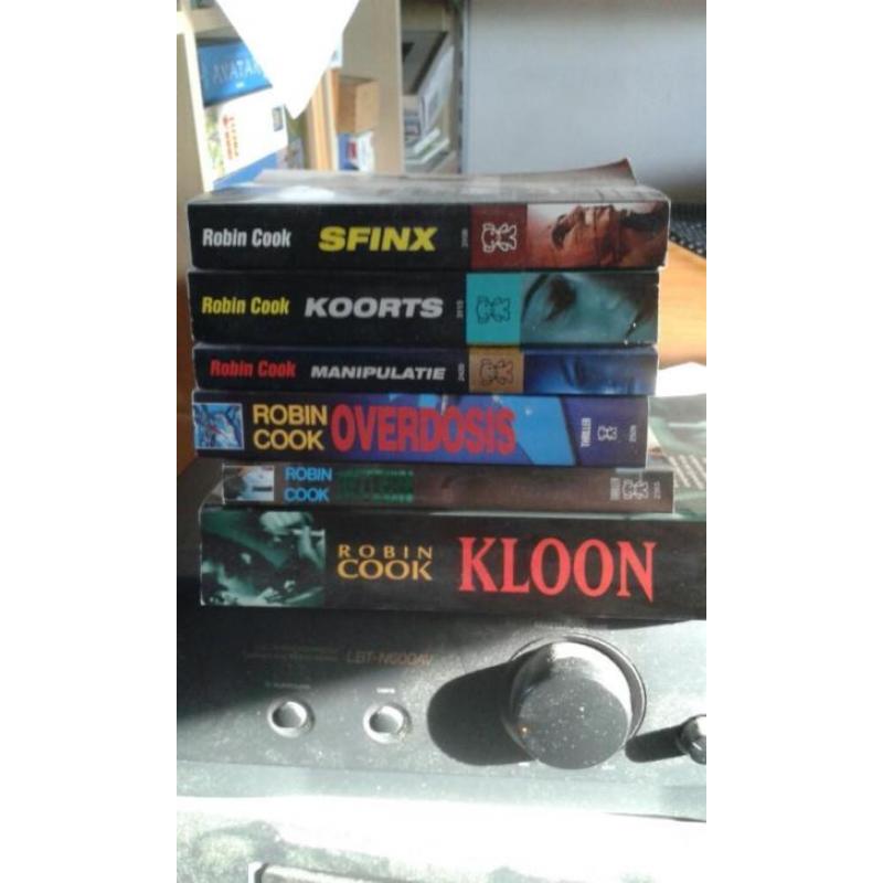 6 boeken Robin Cook