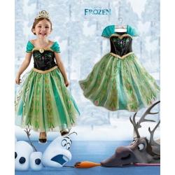 Frozen Anna jurk mt 122+ gratis Frozen gymtas*incl verzenden