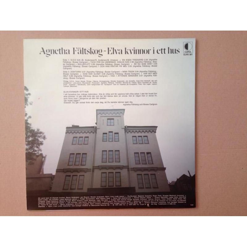 Agnetha Faltskog (ABBA) LP-Elva Kvinnor i Ett hus