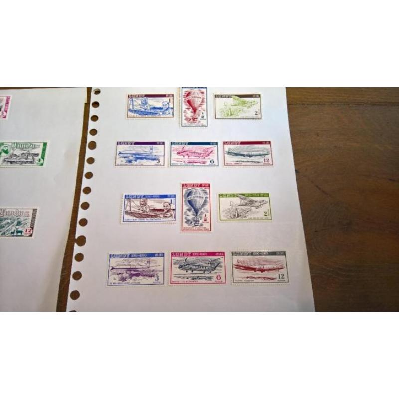 Postzegel serie 12 stuks Lundy Island 1953