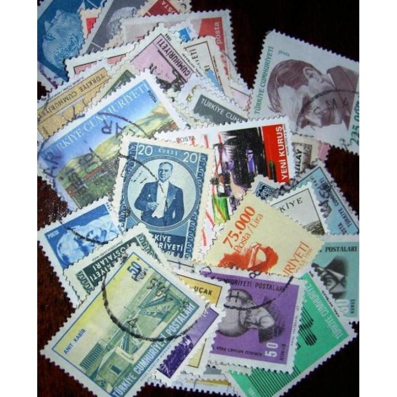 Turkije 100 Postzegels
