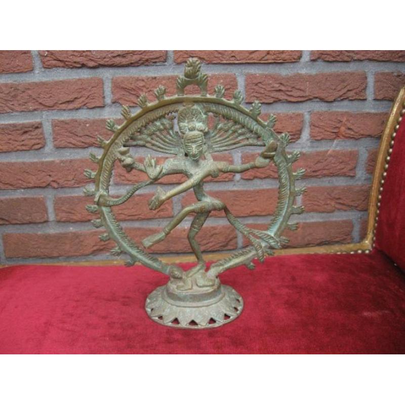 mooie primitieve Shiva Nataraya, brons