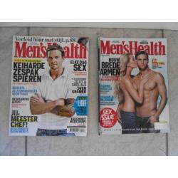 Men's Health sport bodybuilding bladen tijdschrift, 8x, TEAB