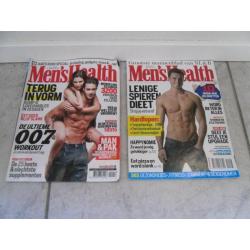 Men's Health sport bodybuilding bladen tijdschrift, 8x, TEAB