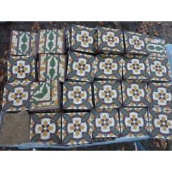oude kloostervloer, mozaik vloer, met korting
