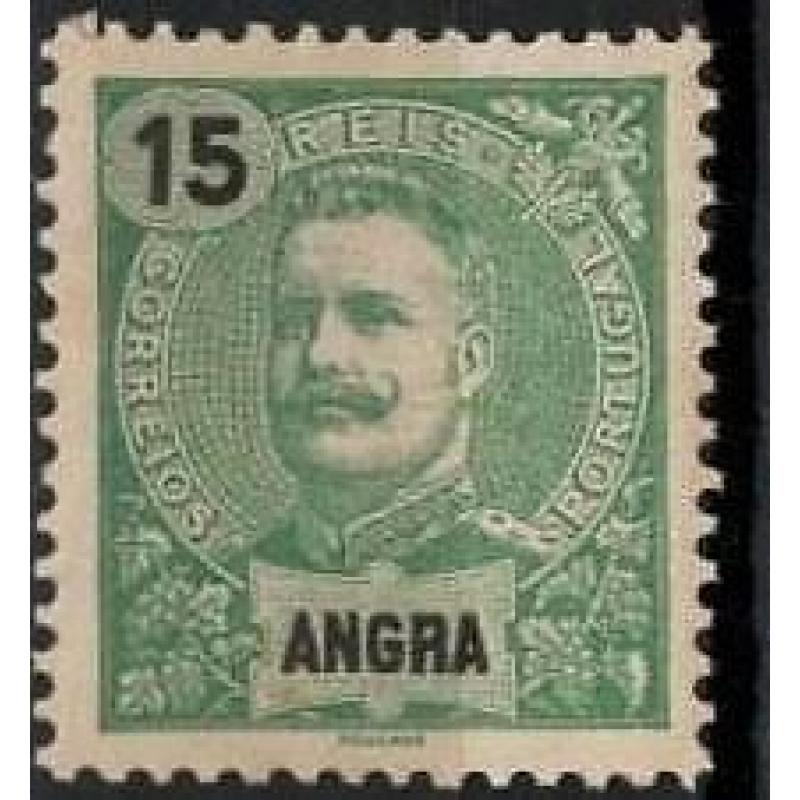 1897 ANGRA 15r Terceira Portugese Azoren