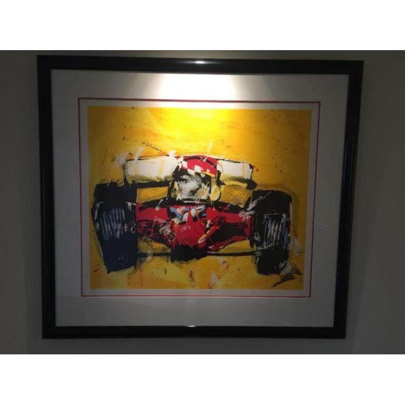 Herman Brood, Ferrari V12 Formule 1, nummer: EA, 98 x 112cm