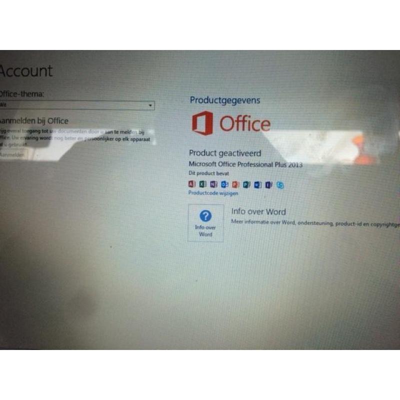 Microsoft office 2013 pro + Licentiecode 25 tekens en paypal