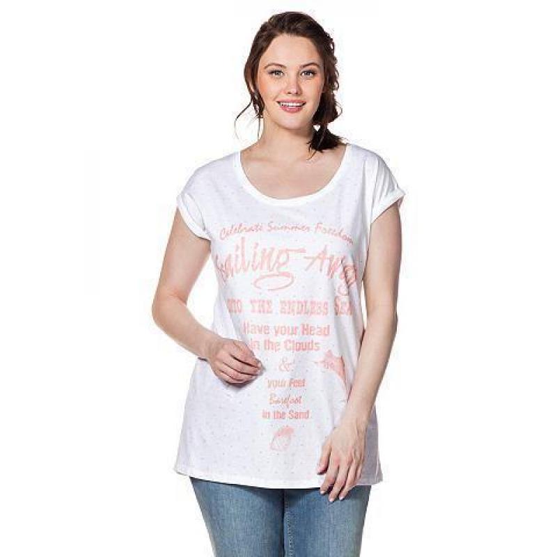 SHEEGO CASUAL Gestippeld T-shirt