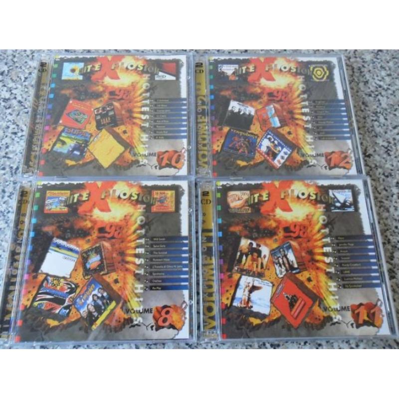 4 dubbel cd,s van hit explosion 1998