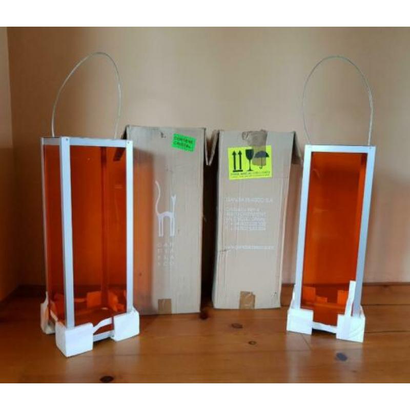 2 prachtige Spaanse design lantaarns van Gandia Blasco