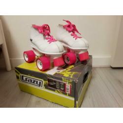 Rollerskates meisjes White /pink
