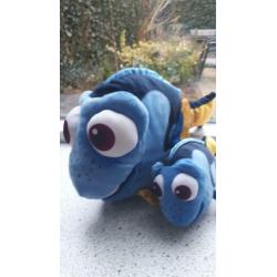 Disney Vis en visje merk Nicotoy met bolle ogen blauw geel