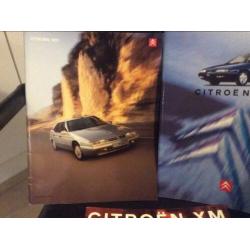 Citroën XM folders 3x prachtige exemplaren