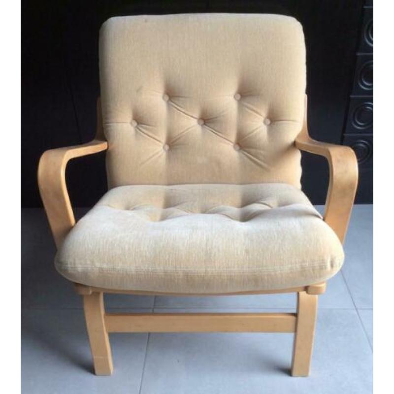 Retro vintage Swedese Yngve Ekstrom lounge fauteuil stoel